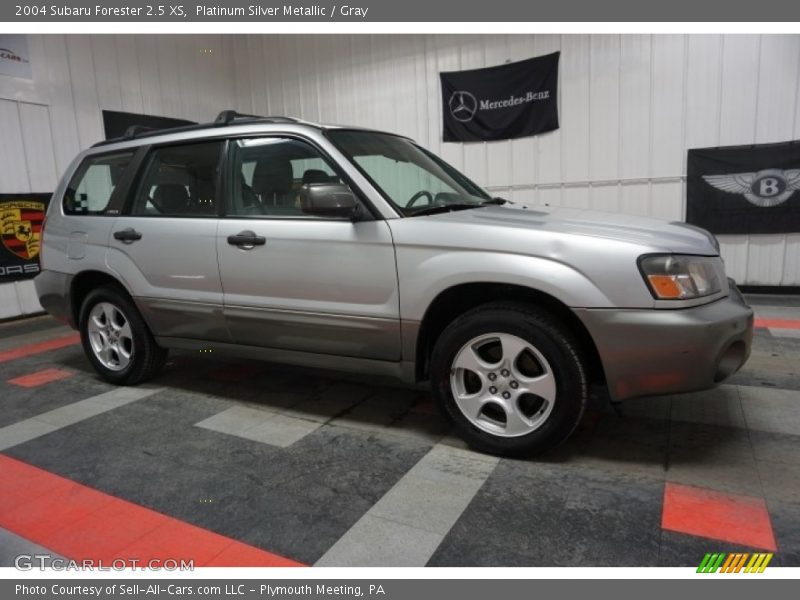 Platinum Silver Metallic / Gray 2004 Subaru Forester 2.5 XS