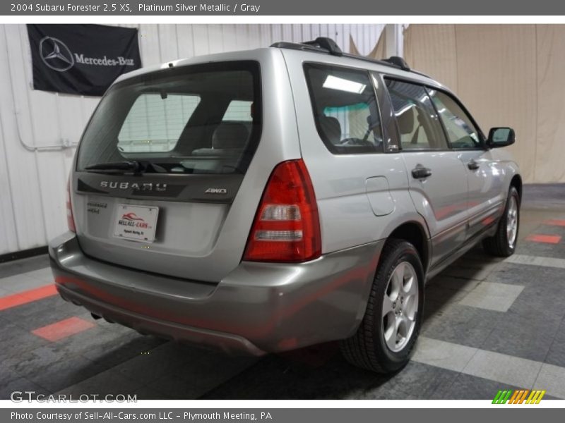 Platinum Silver Metallic / Gray 2004 Subaru Forester 2.5 XS