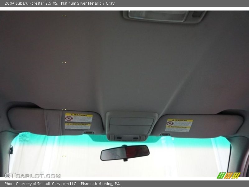 Platinum Silver Metallic / Gray 2004 Subaru Forester 2.5 XS