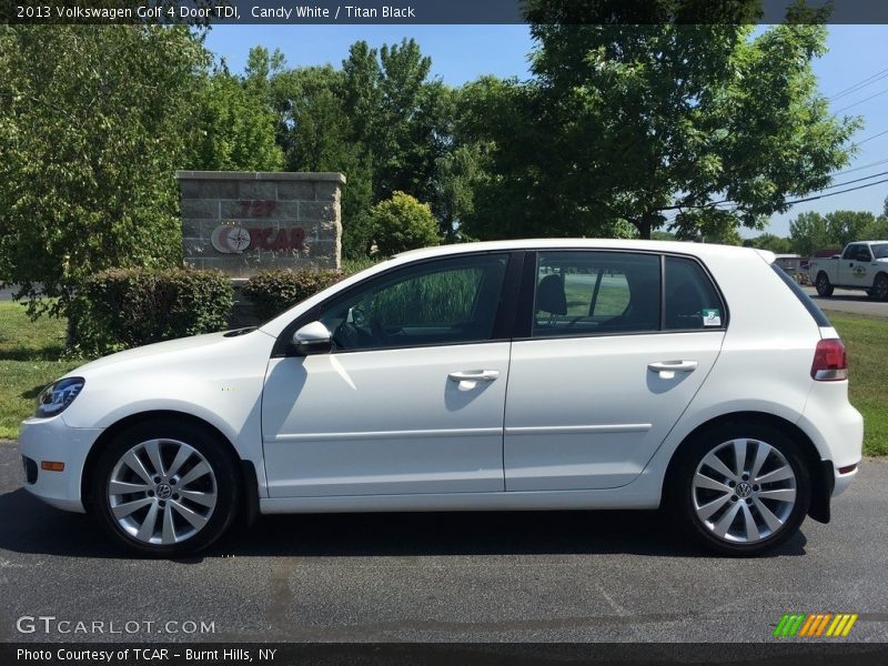 Candy White / Titan Black 2013 Volkswagen Golf 4 Door TDI