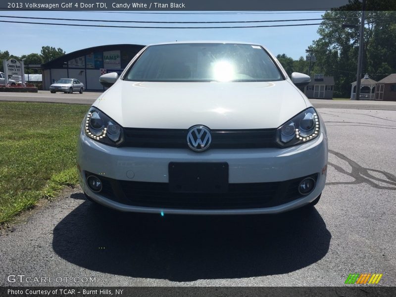 Candy White / Titan Black 2013 Volkswagen Golf 4 Door TDI