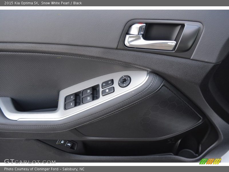 Snow White Pearl / Black 2015 Kia Optima SX