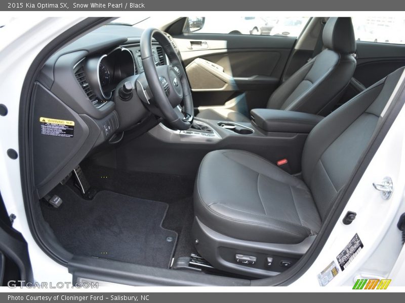 Snow White Pearl / Black 2015 Kia Optima SX