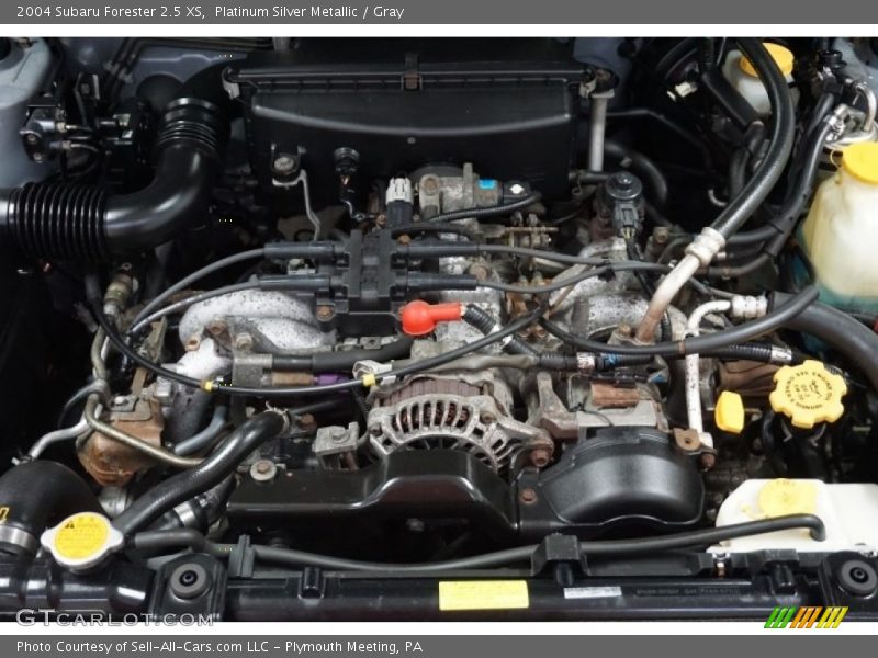 Platinum Silver Metallic / Gray 2004 Subaru Forester 2.5 XS