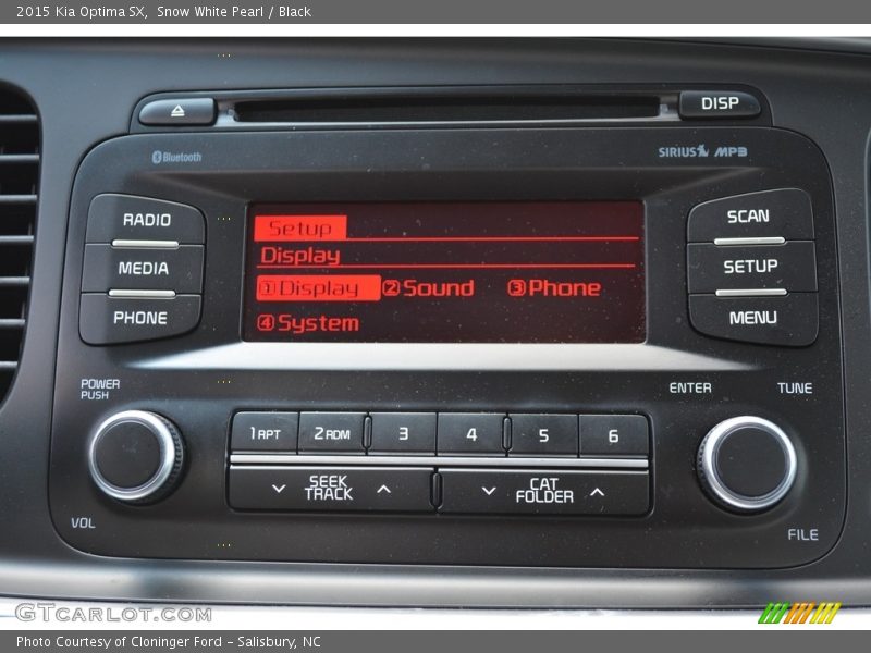 Snow White Pearl / Black 2015 Kia Optima SX