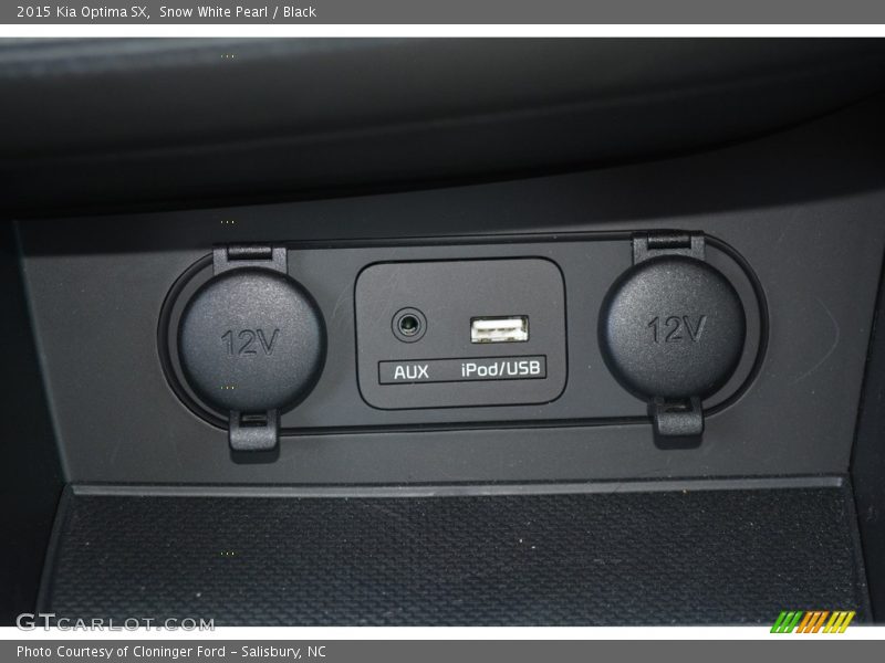Snow White Pearl / Black 2015 Kia Optima SX
