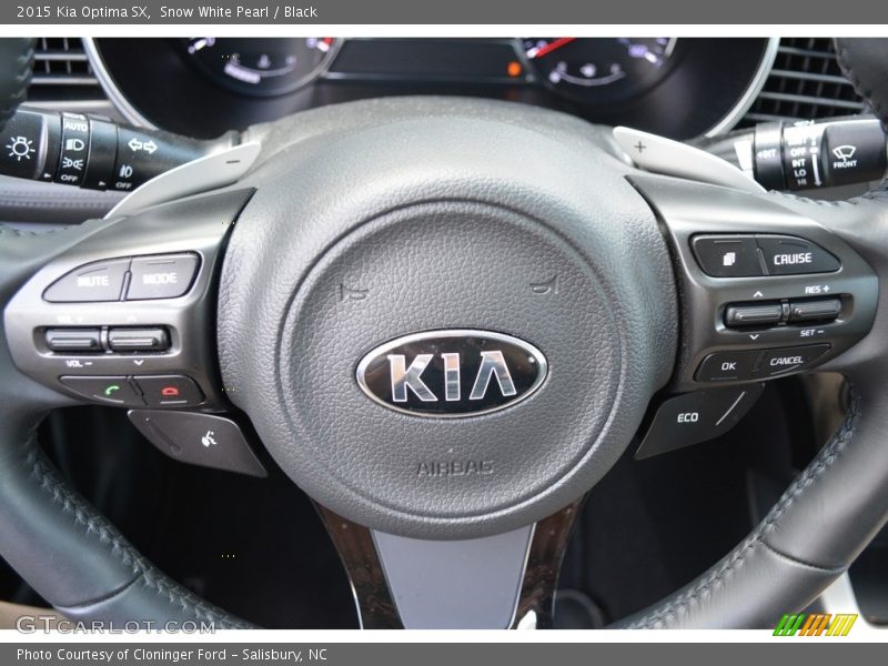 Snow White Pearl / Black 2015 Kia Optima SX