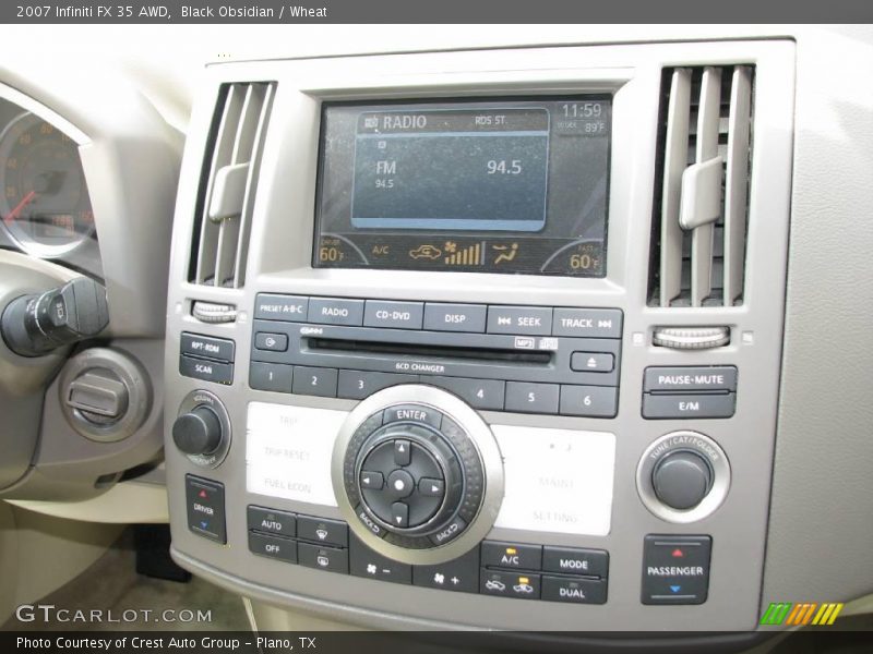 Black Obsidian / Wheat 2007 Infiniti FX 35 AWD