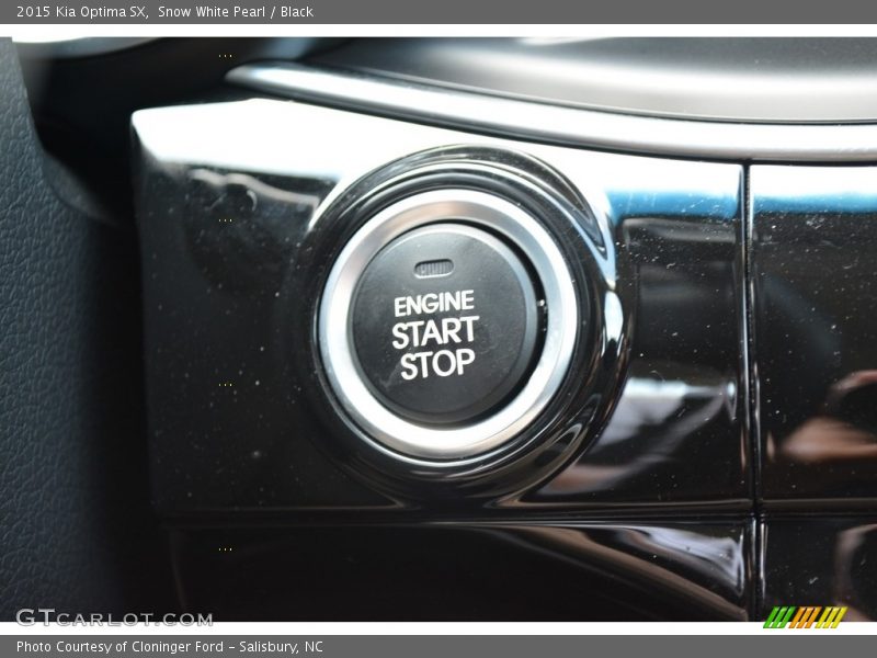 Snow White Pearl / Black 2015 Kia Optima SX