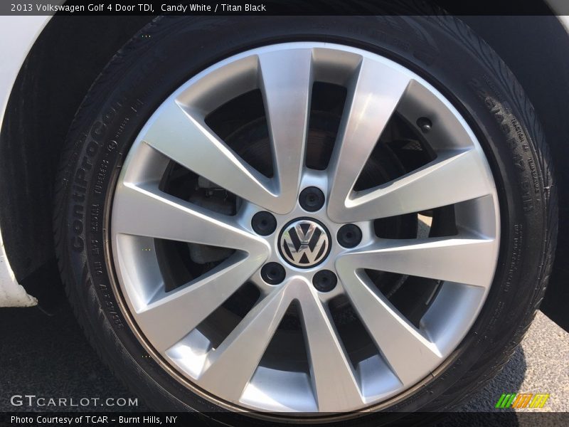 Candy White / Titan Black 2013 Volkswagen Golf 4 Door TDI