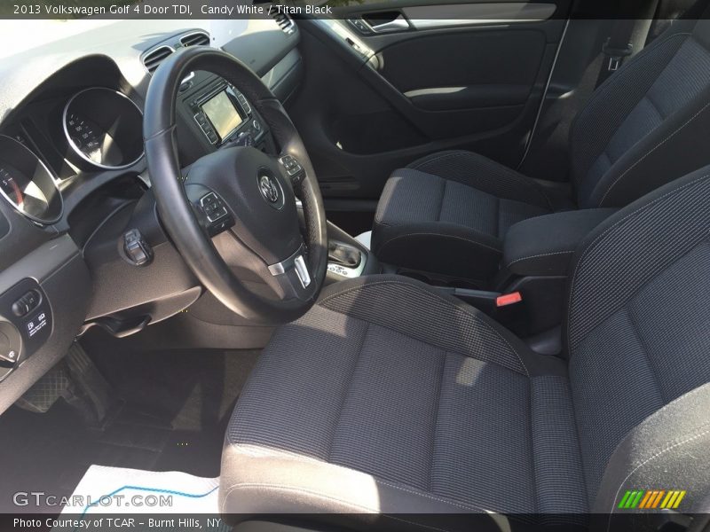 Candy White / Titan Black 2013 Volkswagen Golf 4 Door TDI