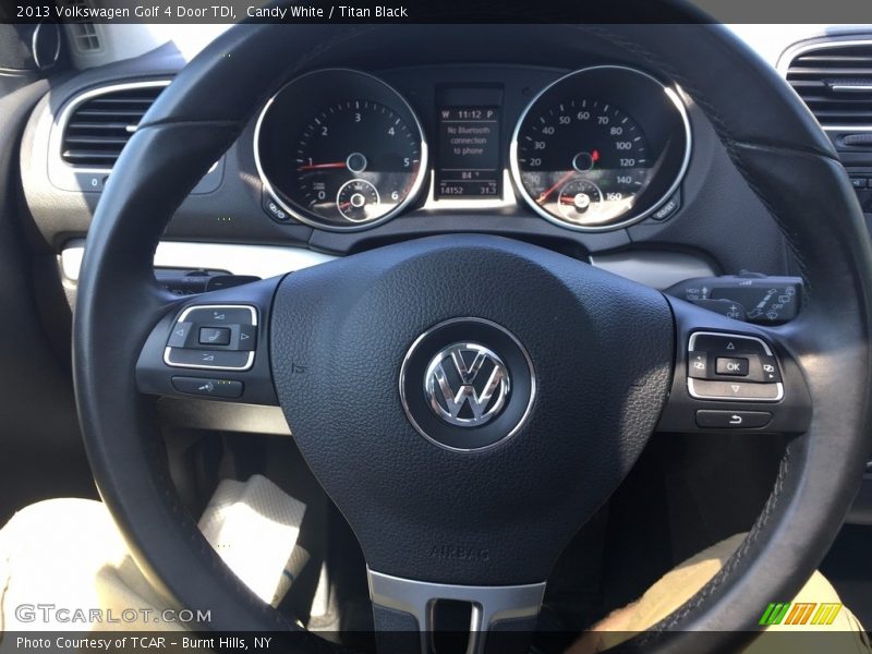 Candy White / Titan Black 2013 Volkswagen Golf 4 Door TDI