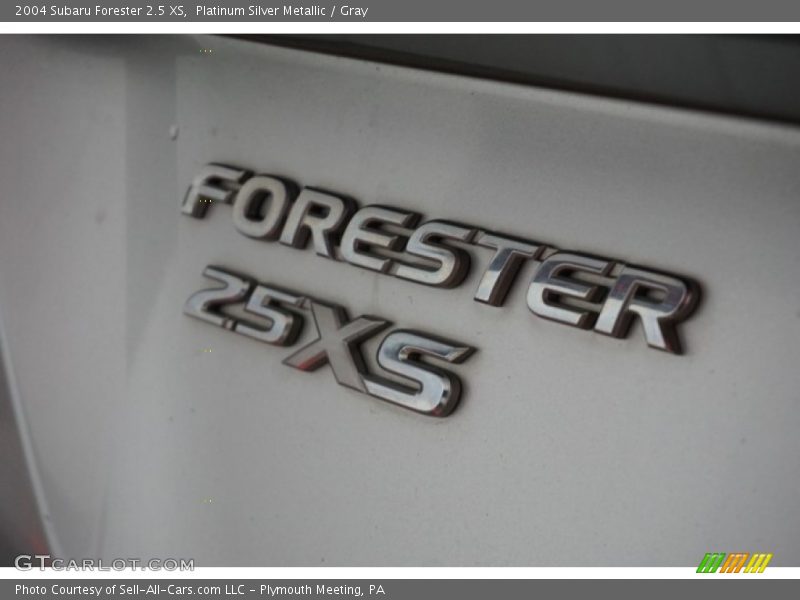 Platinum Silver Metallic / Gray 2004 Subaru Forester 2.5 XS