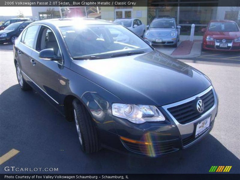 Blue Graphite Metallic / Classic Grey 2006 Volkswagen Passat 2.0T Sedan