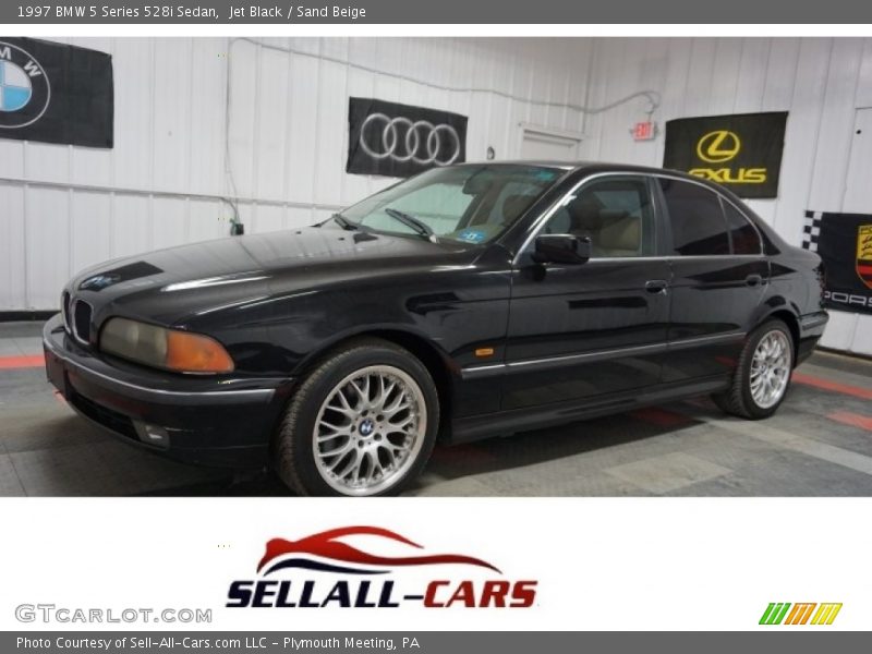 Jet Black / Sand Beige 1997 BMW 5 Series 528i Sedan