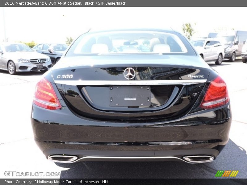 Black / Silk Beige/Black 2016 Mercedes-Benz C 300 4Matic Sedan