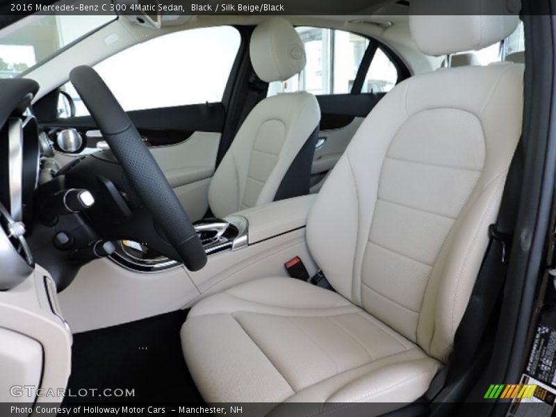 Black / Silk Beige/Black 2016 Mercedes-Benz C 300 4Matic Sedan
