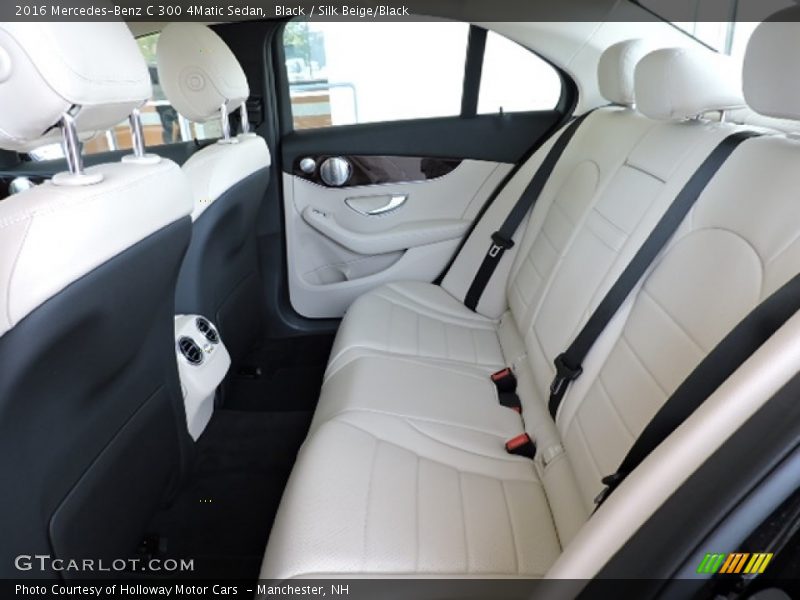 Black / Silk Beige/Black 2016 Mercedes-Benz C 300 4Matic Sedan