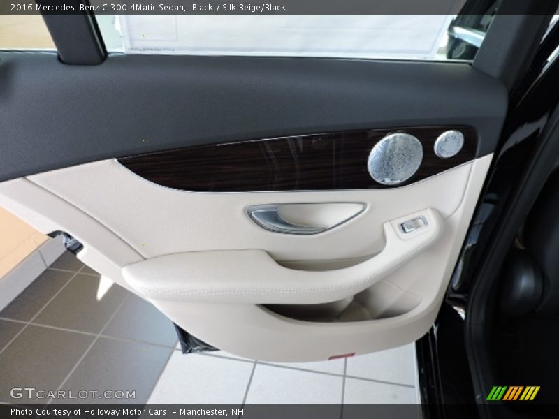 Black / Silk Beige/Black 2016 Mercedes-Benz C 300 4Matic Sedan