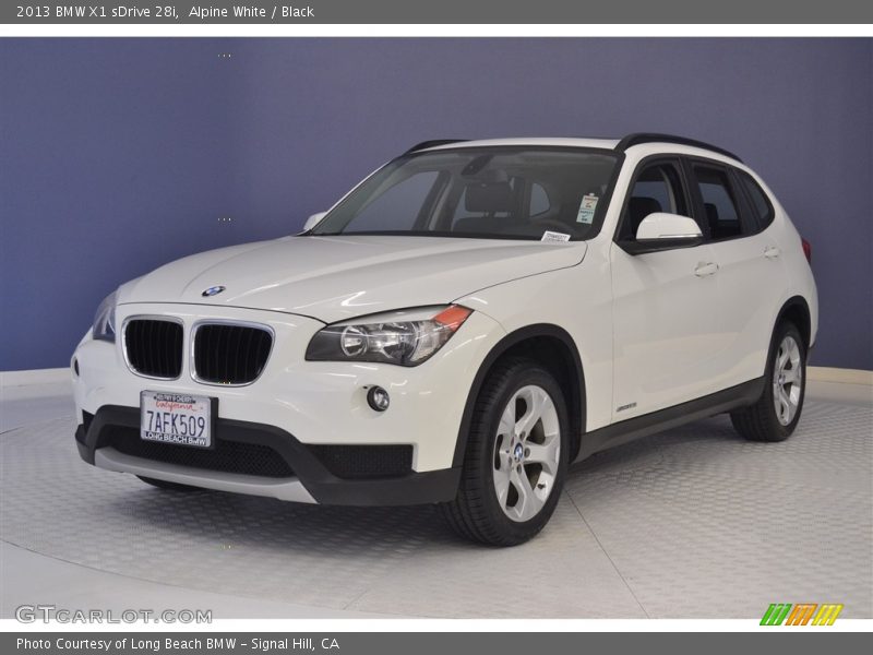 Alpine White / Black 2013 BMW X1 sDrive 28i