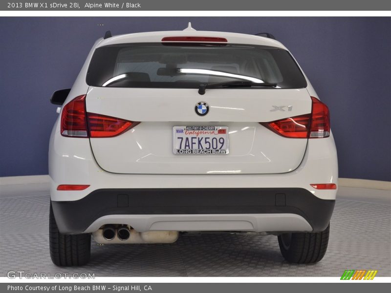 Alpine White / Black 2013 BMW X1 sDrive 28i