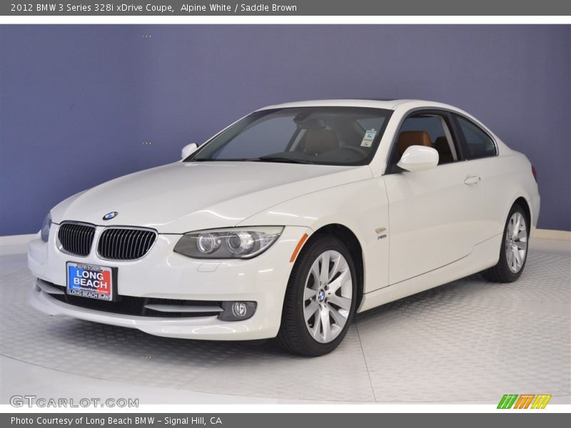 Alpine White / Saddle Brown 2012 BMW 3 Series 328i xDrive Coupe