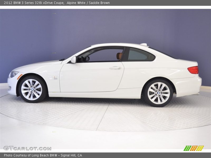 Alpine White / Saddle Brown 2012 BMW 3 Series 328i xDrive Coupe
