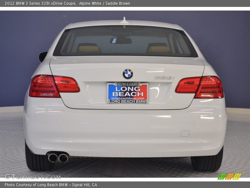Alpine White / Saddle Brown 2012 BMW 3 Series 328i xDrive Coupe