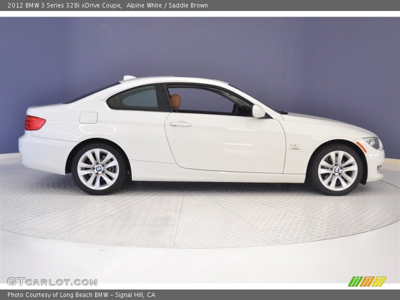 Alpine White / Saddle Brown 2012 BMW 3 Series 328i xDrive Coupe