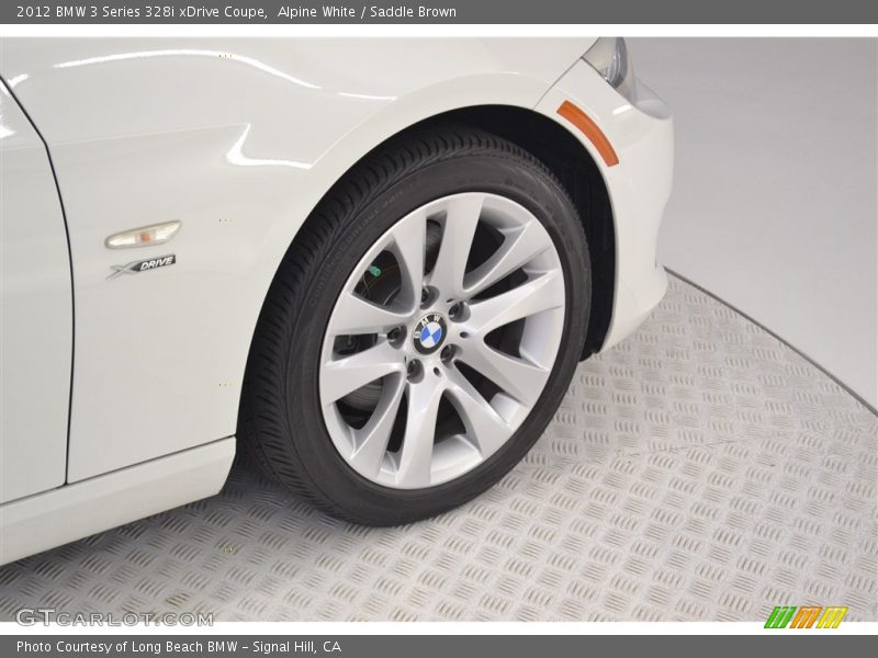 Alpine White / Saddle Brown 2012 BMW 3 Series 328i xDrive Coupe