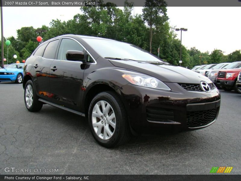 Black Cherry Mica / Sand 2007 Mazda CX-7 Sport