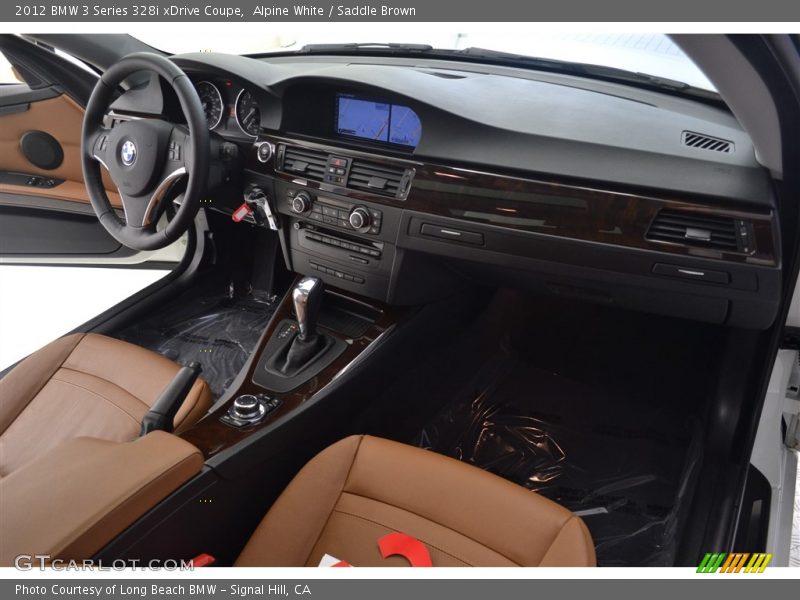 Alpine White / Saddle Brown 2012 BMW 3 Series 328i xDrive Coupe