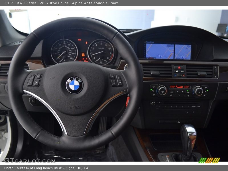 Alpine White / Saddle Brown 2012 BMW 3 Series 328i xDrive Coupe