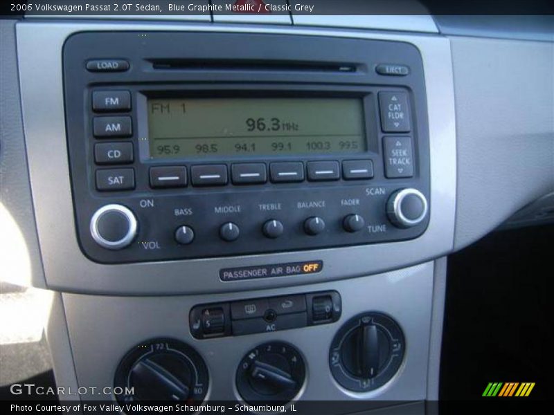Blue Graphite Metallic / Classic Grey 2006 Volkswagen Passat 2.0T Sedan