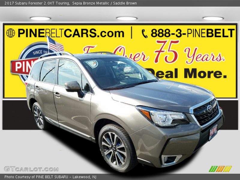 Sepia Bronze Metallic / Saddle Brown 2017 Subaru Forester 2.0XT Touring