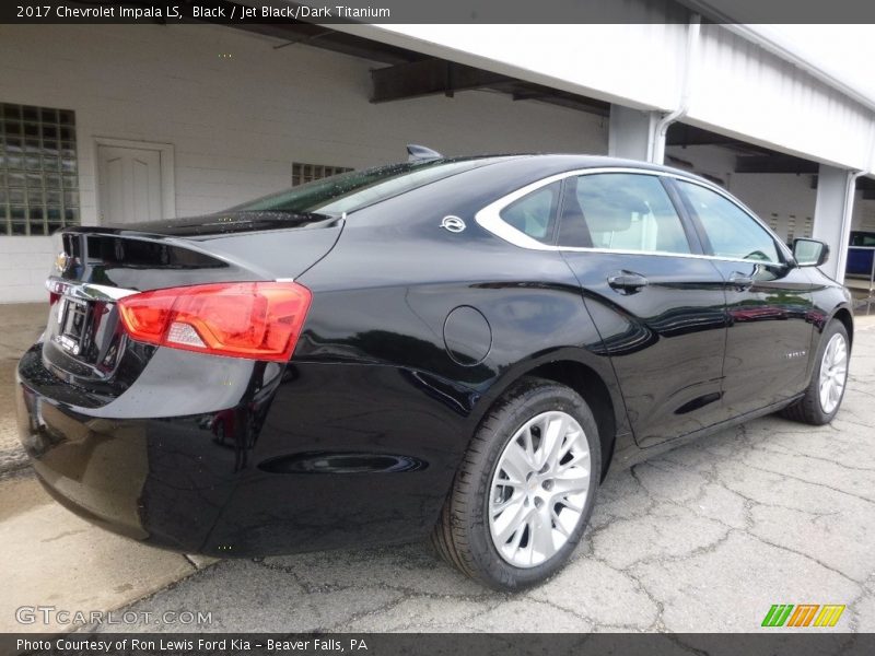 Black / Jet Black/Dark Titanium 2017 Chevrolet Impala LS