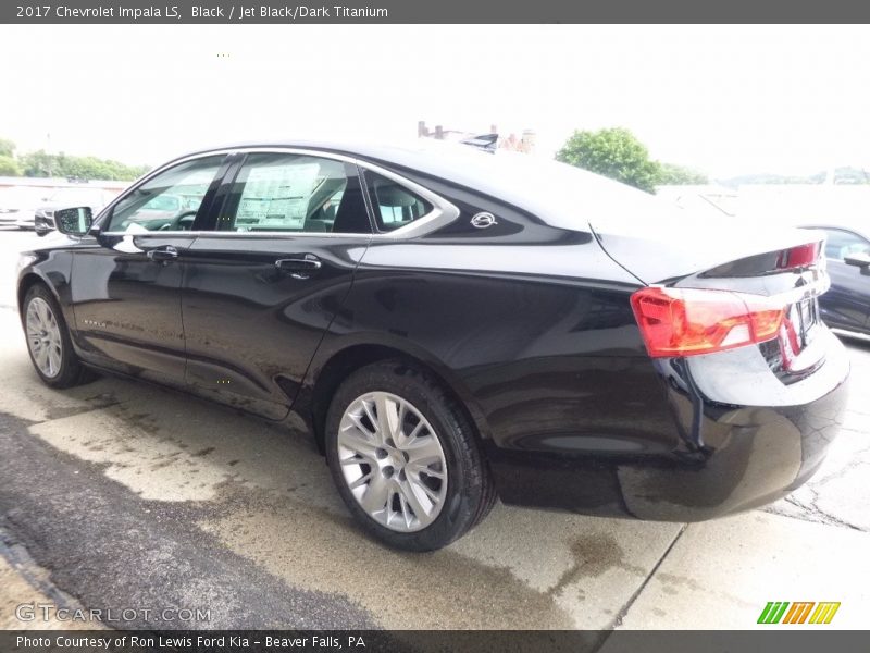 Black / Jet Black/Dark Titanium 2017 Chevrolet Impala LS