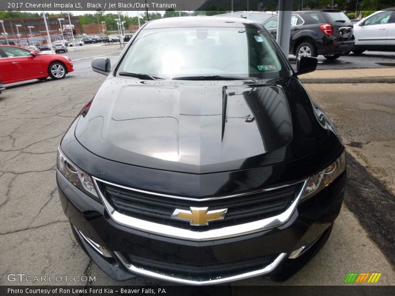 Black / Jet Black/Dark Titanium 2017 Chevrolet Impala LS