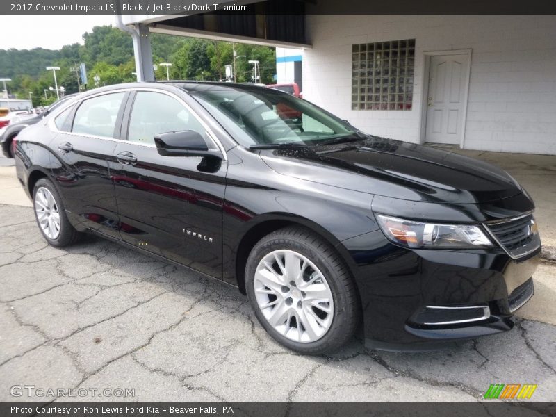 Black / Jet Black/Dark Titanium 2017 Chevrolet Impala LS