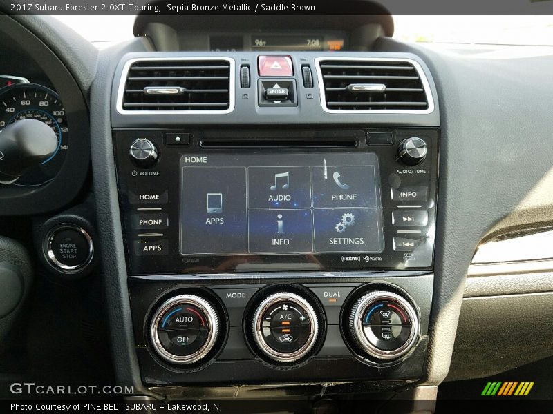 Sepia Bronze Metallic / Saddle Brown 2017 Subaru Forester 2.0XT Touring