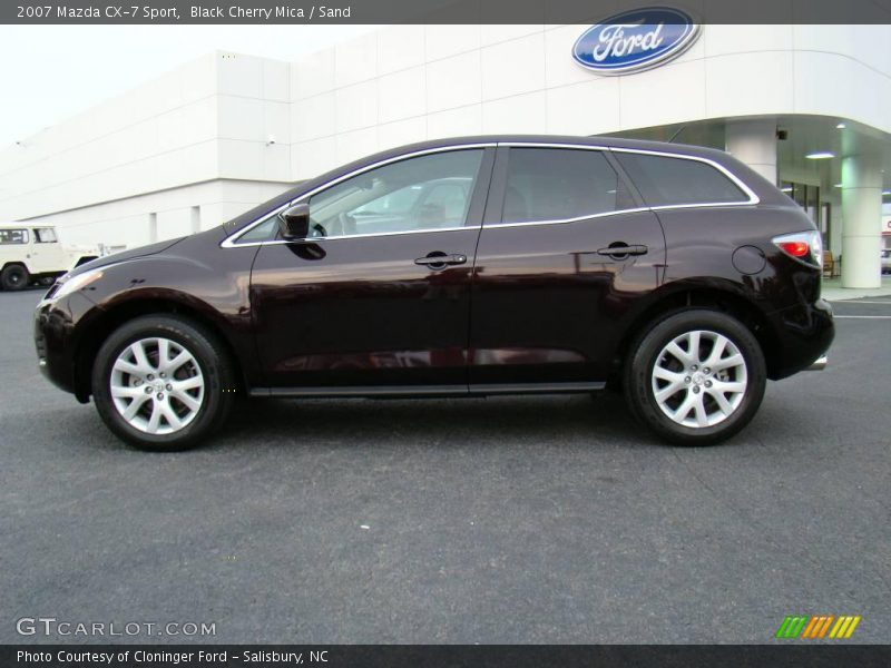 Black Cherry Mica / Sand 2007 Mazda CX-7 Sport