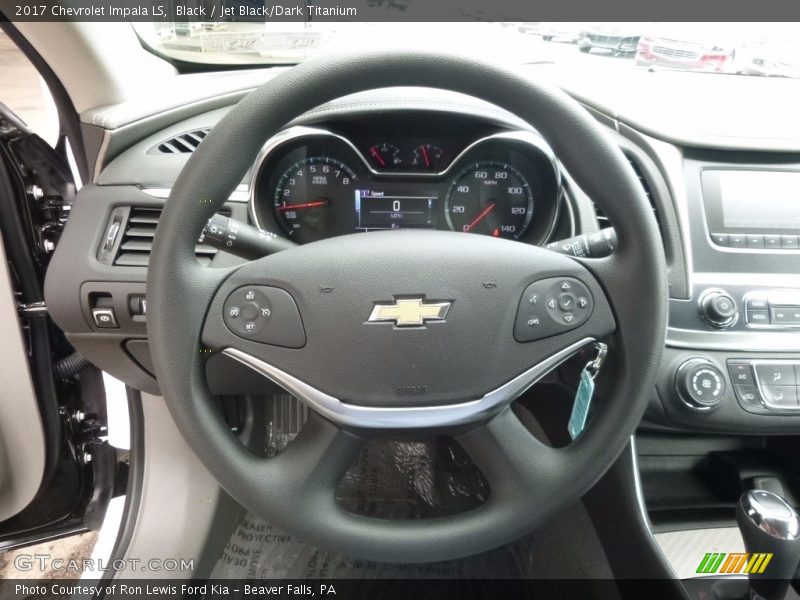 Black / Jet Black/Dark Titanium 2017 Chevrolet Impala LS