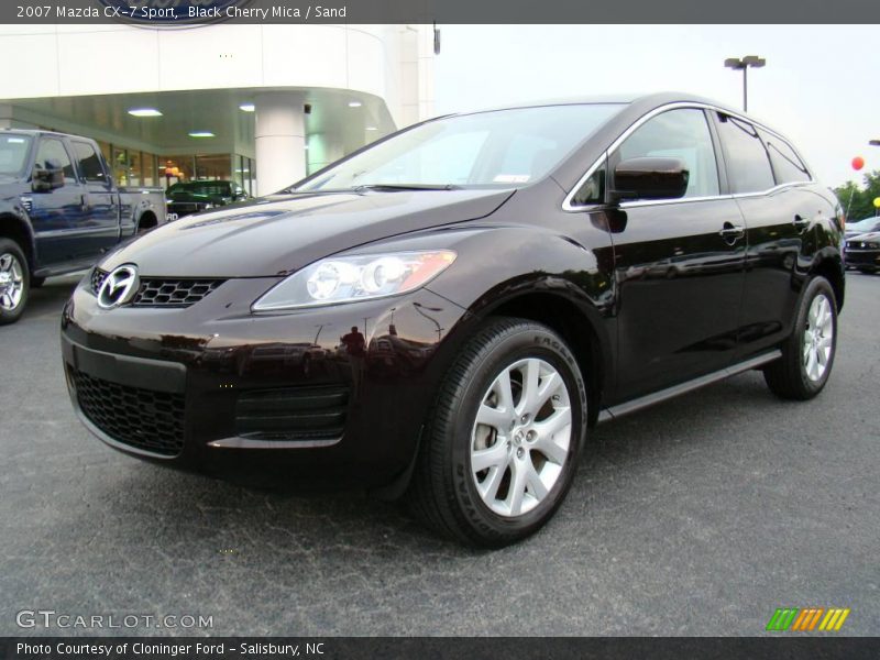 Black Cherry Mica / Sand 2007 Mazda CX-7 Sport
