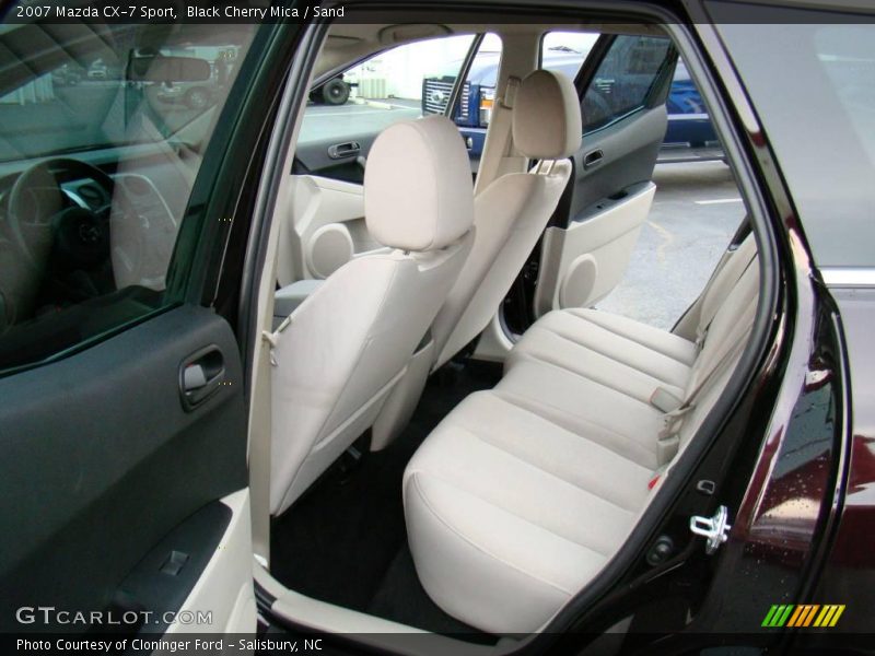 Black Cherry Mica / Sand 2007 Mazda CX-7 Sport