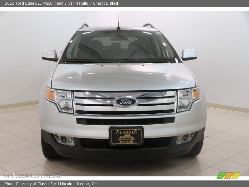Ingot Silver Metallic / Charcoal Black 2010 Ford Edge SEL AWD