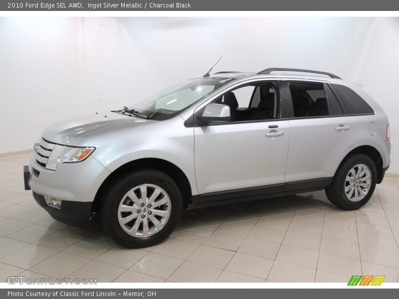 Ingot Silver Metallic / Charcoal Black 2010 Ford Edge SEL AWD