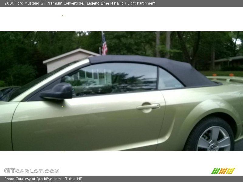 Legend Lime Metallic / Light Parchment 2006 Ford Mustang GT Premium Convertible