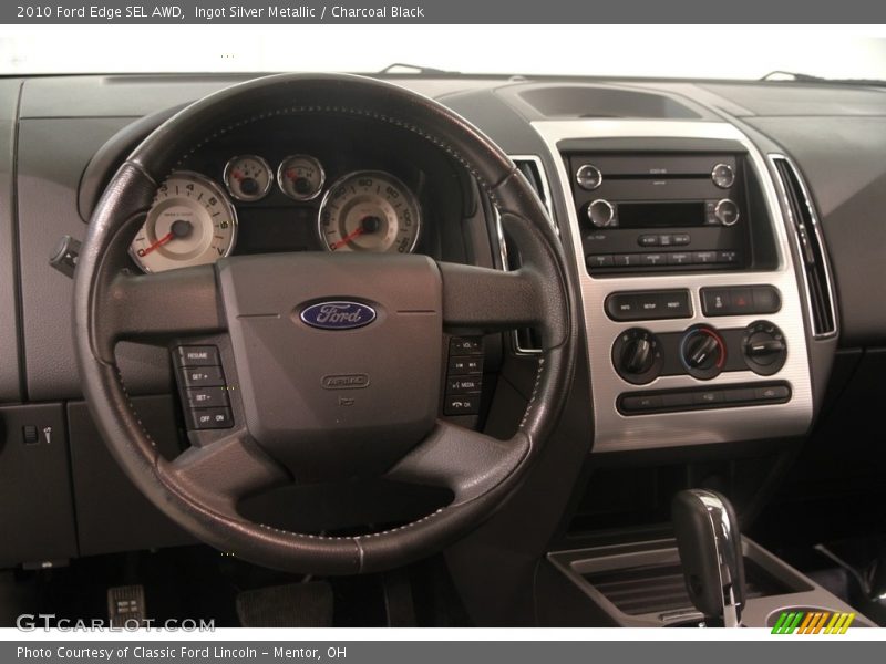 Ingot Silver Metallic / Charcoal Black 2010 Ford Edge SEL AWD