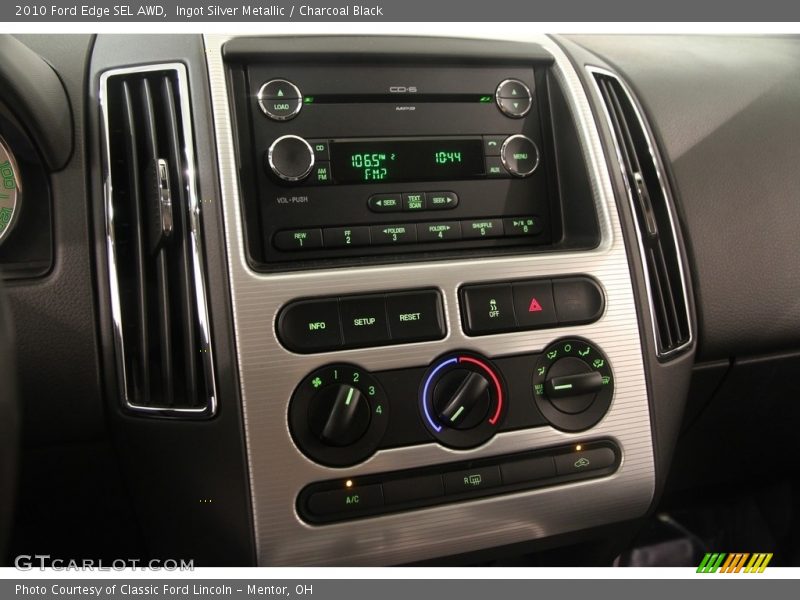Ingot Silver Metallic / Charcoal Black 2010 Ford Edge SEL AWD