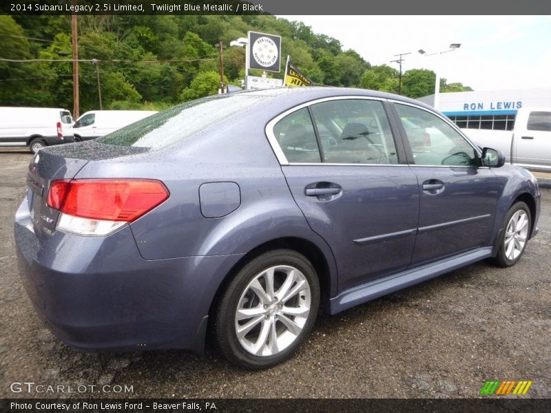 Twilight Blue Metallic / Black 2014 Subaru Legacy 2.5i Limited